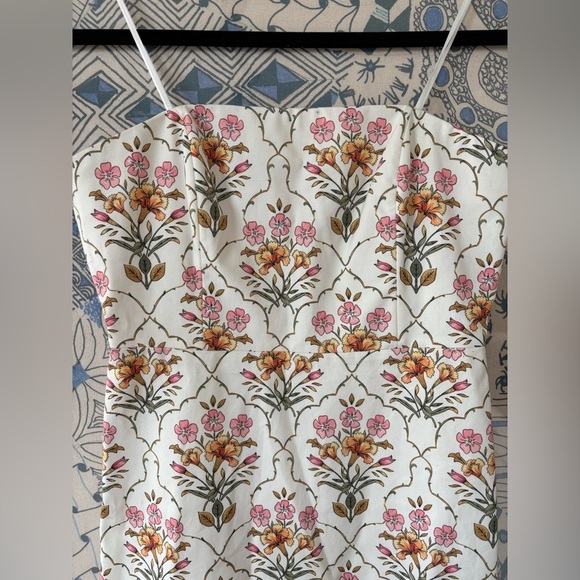Favorite Daughter willow mini dress in floral mosaic print - Picture 8 of 9